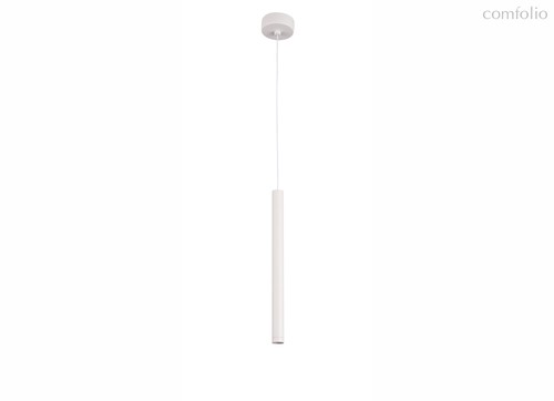 LED Uno светильник подвесной, 5Вт, D26хH350 мм, цвет корпуса белый RAL9003, 400Лм, 28°, 3000К, IP20, Ra80, провод L=2м, блок питания в комплекте - Donolux