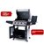 Газовый гриль 4+1 горелки, цвет черный - Start Grill