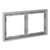 Рамка пластиковая VOLTUM S70 на 2 поста, серый - Voltum