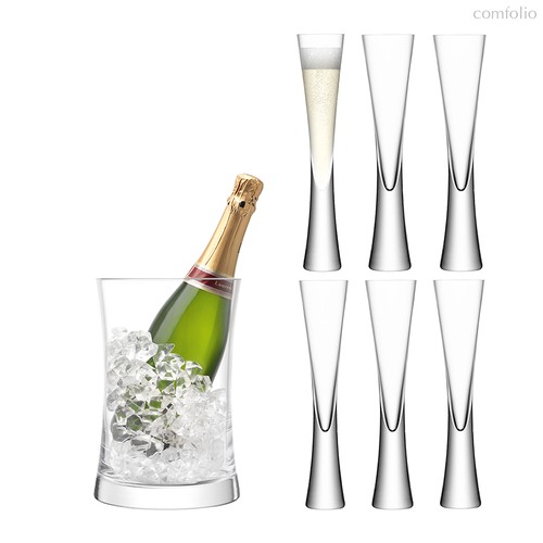 Набор для сервировки шампанского Moya прозрачный - LSA International