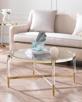 Золотой кофейный стол Шэрон, цвет золотой - Louvre Home