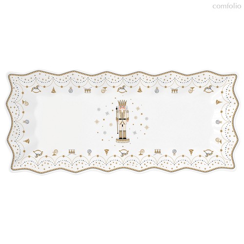 Блюдо прямоугольное Royal Nutcracker, 40х18 см - Easy life