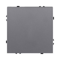 Выключатель кнопочный 1-клавишный 10А/250В, серый Kollinger Eclipse EC-006GY - Kollinger