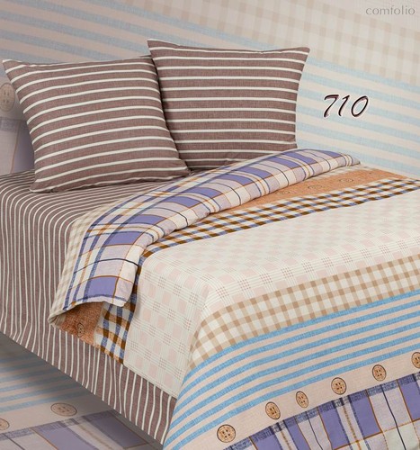 Комплект постельного белья ПА-4-710 Семья Поплин с наволочками 70х70х2 шт. - АльВиТек