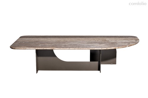 Стол журнальный Арка (Arco) травертин 135x70x30см - Garda Decor