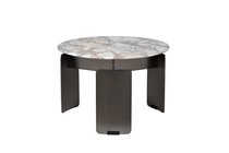 Стол журнальный, мрамор Арабескато Корчия (Arabescato Corchia) d60x40см - Garda Decor