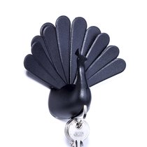 Ключница Peacock, черная - Qualy