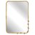 Зеркало настенное МЁД (M), цвет Состаренная латунь - Covali