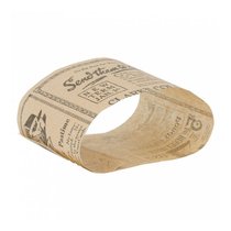 Обёрточная полоска для сэндвича/ролла "Газета" 7*26 см, 5000 шт/уп, жиростойкая бумага, - Garcia De Pou