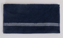 Салфетки махровые "KARNA" PETEK 30x30 см 1/1, цвет синий - Bilge Tekstil