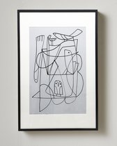 Интерьерное жикле Daily №2, цвет серый - Louvre Home