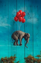 Слон с шариками 80х120 см, 80x120 см - Dom Korleone