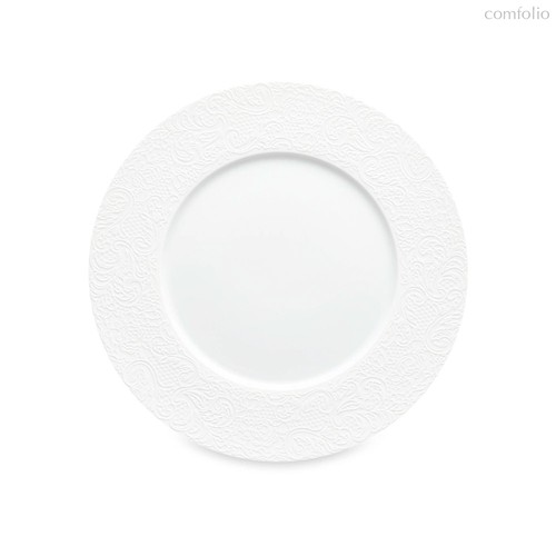 Тарелка подстановочная Degrenne L Couture 32 см, фарфор, белая - Degrenne