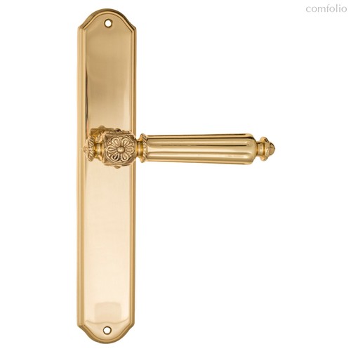 Дверная ручка на планке Fratelli Cattini TORCELLO PL02-OLV полированная латунь - Fratelli Cattini