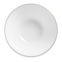 Тарелка суповая Narumi Сверкающая Платина 23 см, фарфор костяной - Narumi