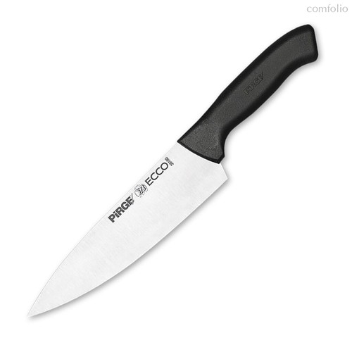 Нож поварской 19 см черная ручка Pirge - Pirge