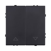 Механизм управления жалюзи 2-клавишный, черный матовый Kollinger Eclipse EC-013BK - Kollinger