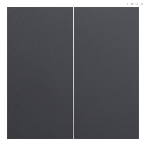 Клавиши для двухклавишного перекрестного выключателя 35614 MB, черный сатин - Rikett