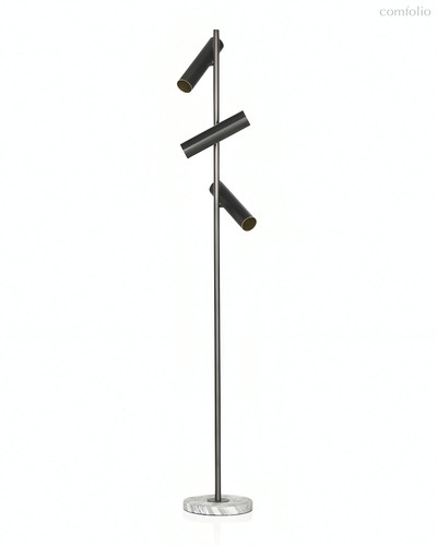 Чёрная напольная лампа Брикс, цвет черный - Louvre Home