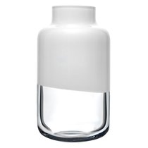 Ваза Nude Glass Магнолия 32 см, стекло хрустальное, опалово-белая - Nude Glass