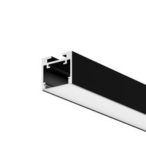 Алюминиевый профиль накладной-подвесной 25x22 (Черный, 2 м), ALM-2522-B-2M 633013 - Maytoni