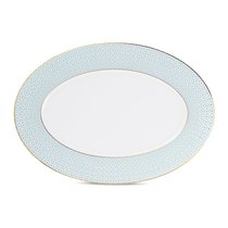 Блюдо овальное Decor de table Бирюза 30 см, фарфор костяной - Decor De Table
