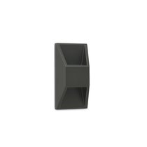FORMA настенный светодиодный светильник IP54 2Вт, 3000К, 170Лм, H164xW84мм, Ra>80, темно-серый, AC220-240В блок питания в комплекте - Donolux