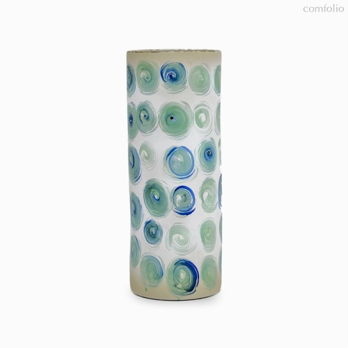 Ваза Aurelia I высота 45, цвет белый/зеленый - Cosmo