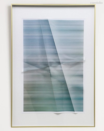 Интерьерный постер Paper fold-I, цвет белый - Louvre Home