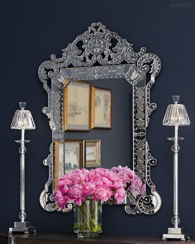 Зеркало в зеркальной раме Марджери - Louvre Home