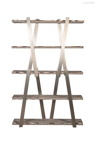 Стеллаж Зебрано (Zebrano) 120x33,5x185,5см - Garda Decor