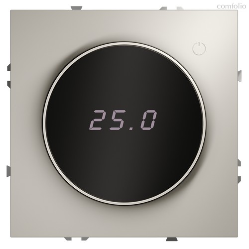 Терморегулятор электронный VOLTUM S70 с индикацией и датчиком, для теплого пола, (кашемир) - Voltum