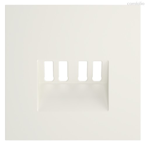 Накладка для розетки акустической 4-местной , S70 хлопок - Voltum