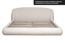 Кровать Палаццо (Palazzo) 180 без мех. шенилл экрю Natur-Ecru 215x240x90см - Garda Decor