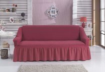Чехол для дивана "BULSAN" двухместный, цвет розовый - Bulsan