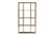 Стеллаж золотистый/темн. ст. 100x40x180см - Garda Decor