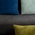 Подушка декоративная стеганая из хлопкового бархата темно-синего цвета из коллекции Essential, 45х45 - Tkano