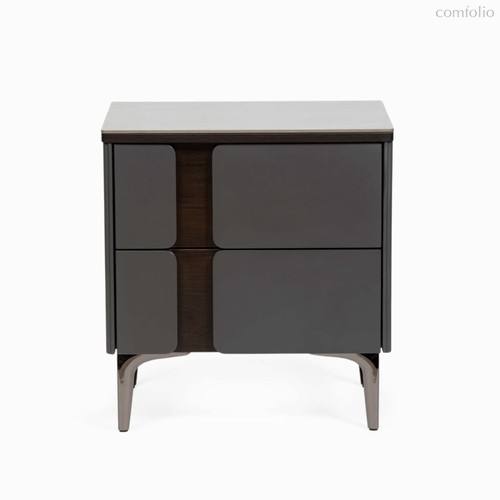 Прикроватная тумба Amo, цвет серый/черный - Cosmo