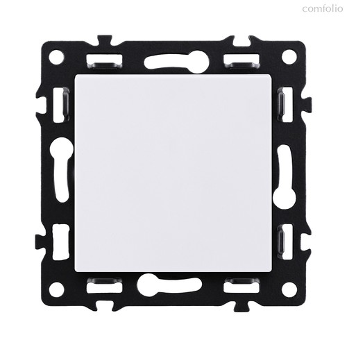 Выключатель 1-клавишный перекрестный 10А/250В, белый Kollinger Asthetik AS-003WH - Kollinger