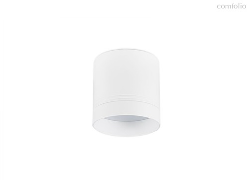 LED Barell светильник накладной, 9Вт, D79xH74мм, 630Лм, 120°, 3000К, IP44, Ra80, PF65, 220-245В, белый RAL9003, источник питания в комплекте - Donolux