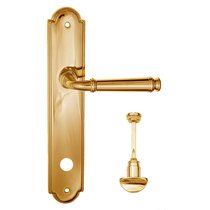 Дверная ручка на планке Fratelli Cattini FARFALLA WC-2 PL257-OLV полированная латунь - Fratelli Cattini