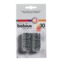 Подставки Bolsius фольгированные для свечей в подсвечниках, 30 шт/уп - Bolsius
