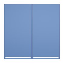 Клавиши для выключателя/переключателя двухклавишного с подсветкой, S70 деним - Voltum