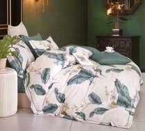 Комплект постельного белья CA-7-741 Дуэт Сатин печатный с наволочками 70х70х2шт.+ 50х70х2шт. - АльВиТек