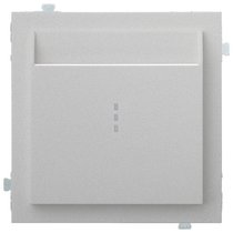Лицевая панель для карточного выключателя 35731 SV, серебро