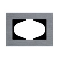 Рамка для двойной розетки, серый Kollinger Reflex AL RA120GY