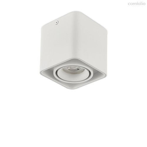 LED, Lumme, светильник накладной, GU10, L100xW100хH100мм, IP20, белый RAL9003, без лампы - Donolux