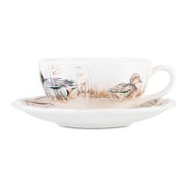 Чашка для завтрака с блюдцем Gien Солонь 300 мл, фаянс - Gien