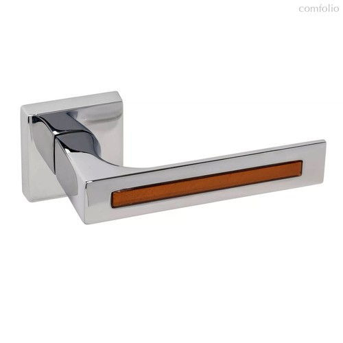 Дверная ручка Frascio Trend Tuke Glass Polished Chrome Brown Glass 625/50Q-PCR/BRGL - Frascio