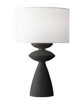 Черная настольная лампа Анза, цвет черный - Louvre Home